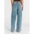 thumbnail image 3 of No Boundaries Ultra Baggy Barrel Jeans, 30.5", 32.5'', 34.5" Inseams, Women's and Women's Plus Sizes 00-4X, 3 of 6