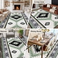 thumbnail image 6 of Area Rug 60×96in, Vintage Aztec Sage Green Geometric Floor Carpet Living Room Rug, Boho Tribal Southwest Non-Slip Welcome Mat Indoor Rugs for Bedroom Dining Room, 6 of 9