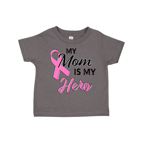 Inktastic My Mom is My Hero Breast Cancer Awareness Boys or Girls Toddler T-Shirt