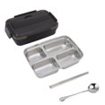 thumbnail image 4 of Fiambrera portátil, fiambrera 4 compartimentos, contenedores Bento Box, diseño exquisito, 4 of 8