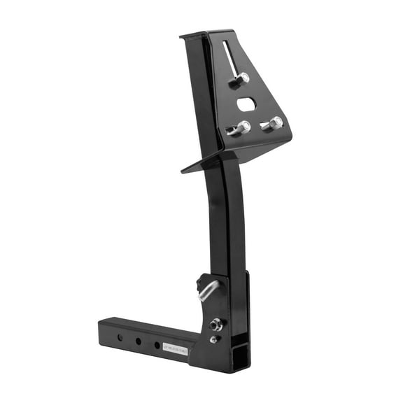 Extreme Max 5001.5831 Pivoting Fold Down Hitch Mount Spare Tire Carrier for 2" Receivers