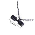thumbnail image 2 of OULII 1Set Necklace Sets For Women Trendy Barbell Pendant Gym Accessory, 2 of 7