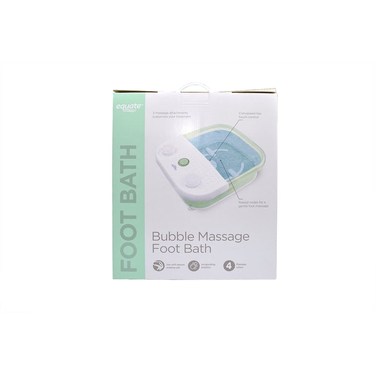 Equate Toe Touch Bubble Massage Foot Bath with Attachments photo 6