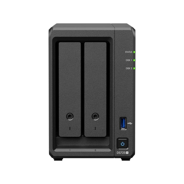 Synology DiskStation DS725+ 2-Bay NAS Enclosure, Diskless