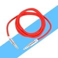 thumbnail image 2 of Cable de audio Adaptador Jack Cable auxiliar de 3,5 mm Macho a macho Cable auxiliar para automóvil Cable estéreo Rojo, 2 of 8