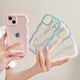 thumbnail image 3 of Compatible with iPhone 15 Pro Case,Transparent Cute Curly Simple Wave Case Aesthetic Design Bumper for Girls Women Soft TPU Protective Case -White, 3 of 4