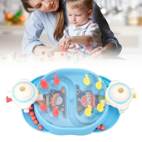 Kids Mini Toy Marble Game, Kids Marble Launcher Game Toy Plastic Interactive Fun  for Pre School Blue,Pink