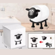 thumbnail image 2 of Portarrollos de papel higiénico de oveja, divertido soporte de papel higiénico de pie, juego de baño con estampado 3D, portarrollos de oveja negra Loo, decoraciones, 2 of 5