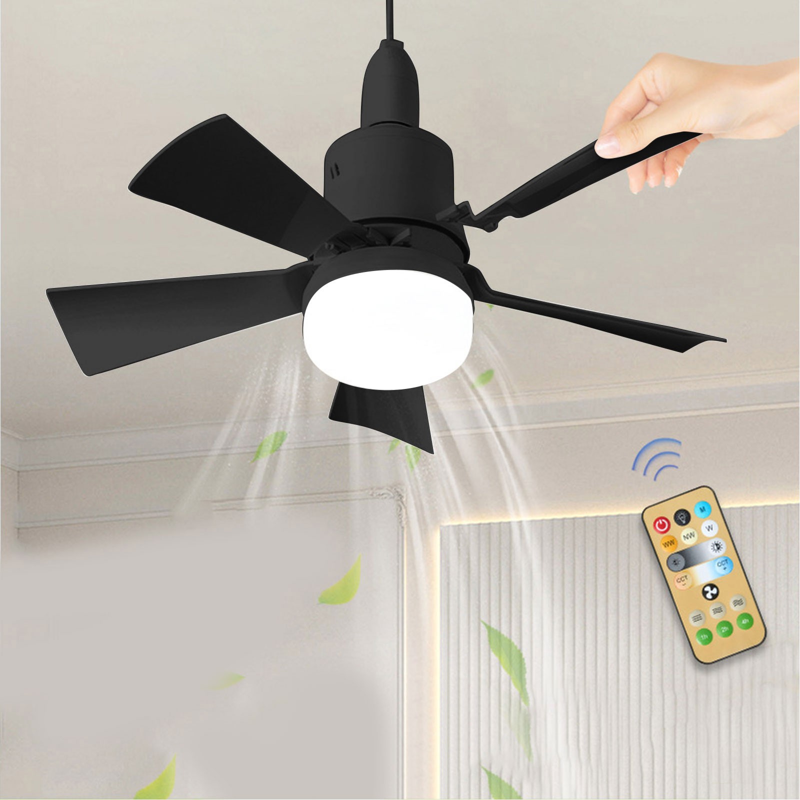 Fan Lights Chandelier Ceiling Fan Low Profile Ceiling Fan Silent Light 