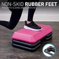 thumbnail image 4 of Exercise Step Platform, Circuit Size Stepper for Home Workouts, 4 of 8