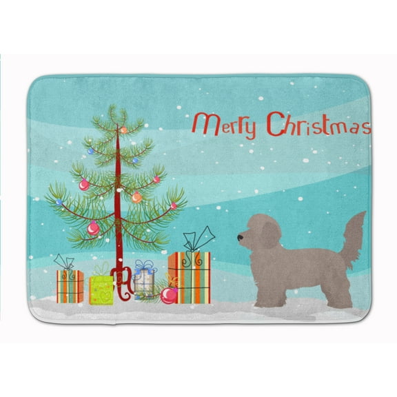 Doxiepoo Christmas Tree Machine Washable Memory Foam Mat