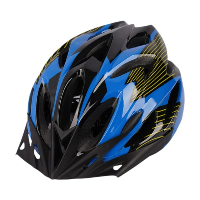 Casco para bicicletas para niños Casco de bicicleta cómodo Absorbe de choque de la barbilla ajustable para patinar en línea Sports al aire libre Negro Azul