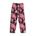 thumbnail image 5 of Xecao Rose Flowers Men's Straight Lounge Pajama Pants: The Ultimate in Comfortable Sleepwear, 5 of 9