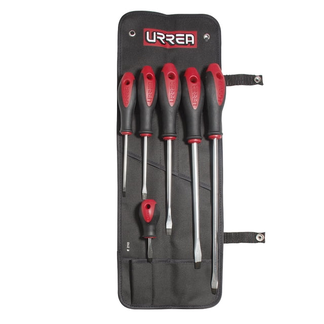Juego de 6 Destornilladores Urrea Bimaterial Combinado 8600B