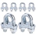thumbnail image 1 of Uxcell 6-Pack Abrazaderas de Cable, Clip de Cable de Acero al Carbono M8, Sujetador de Silla de Perno en U, 1 of 6