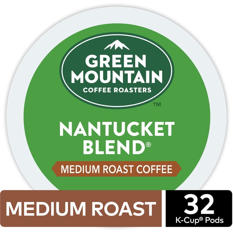 Keurig K-Mini Single-Serve Coffee Maker + Green Mountain Nantucket Blend K-Cup Pods (32 Count)