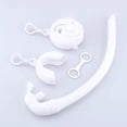 thumbnail image 2 of Tuba Pliable en Silicone avec Étui de Rangement Compact pour Femmes et Hommes, Tube Respiratoire Enroulable pour la Plongée en Apnée, 2 of 4
