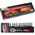 thumbnail image 4 of EPAuto 1/4-Inch Drive Socket Set with 72 Tooth Reversible, 12 Pieces, 4 of 6