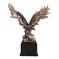 thumbnail image 5 of King Of The Skies Bald Eagle On Rock Stretching Out Wings Figurine With Base, 5 of 7