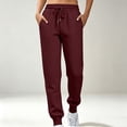 thumbnail image 2 of Vrorvz Womens Jogger Sweatpants Drawstring Elastic Waisted Pant Workout Athletic Sweatpant with Pockets, 2 of 5