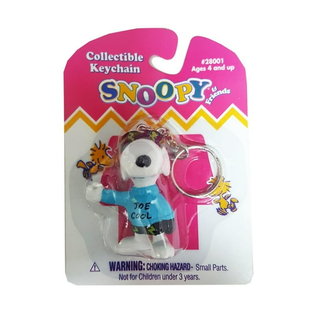 Irwin Toy Snoopy & Friends Collectible Keychain Joe Cool Snoopy