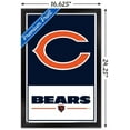 thumbnail image 2 of NFL Chicago Bears - Logo 21 Wall Poster, 22.375" x 34" Framed, 2 of 4