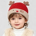 thumbnail image 2 of Gaexia Beanie Babies,Super Cute Cartoon Pullover Hat for Kids Warm Knitted Ear Winter and Autumn Baby Cap, 2 of 5