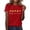 Red, variant on Public Womens Short Sleeve Graphic Tees Causal Bad Day to Be a Hot Dog Letter Printed Sleeve T-Shirts Summer Crew Neck Loose Fit Tops Shirts Yellow XL
