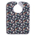 thumbnail image 2 of Adult Bibs For Elderly, Waterproof Adult Bib Eating Clothing Protector, Reusable Adult Bibs With 3 Layers, 2 of 8