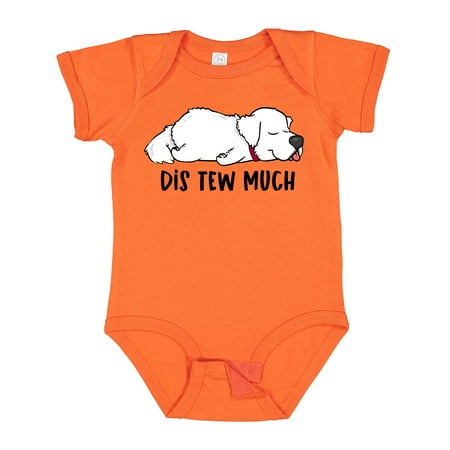 

Inktastic Napping Dis Tew Much Great Pyrenees Boys or Girls Baby Bodysuit