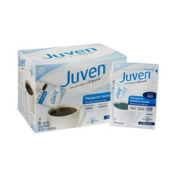 Juven Arginine / Glutamine Supplement Unflavored 0.82 oz. sold by box of 30