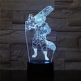 thumbnail image 2 of Lámpara LED de ilusión 3D Rocket Raccoon con luz nocturna, 2 of 3