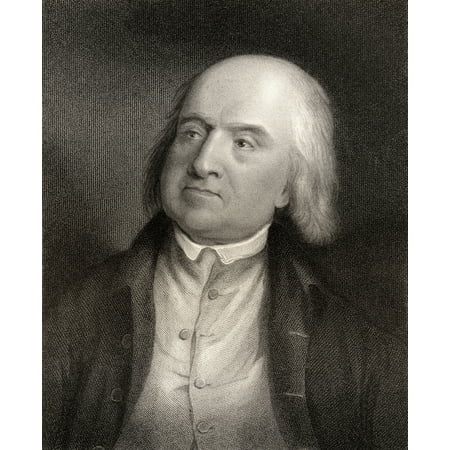 Jeremy Bentham 1748 To 1832 English Philosopher Economist And Theoretical Jurist Engraved By S Freeman After Worthington From The Book National Portrait Gallery Volume Iv Published C 1835 Canvas Art