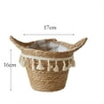 thumbnail image 4 of Home Textile Storage Clearance Seagrass Wicker Basket Flower Pot Folding Basket Storage Basket Decoration, Home Textile Home Textile Storage, 4 of 4