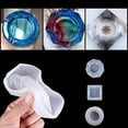 thumbnail image 1 of Kit de Colle Époxy Diy Pendentif Bracelet Bijoux Silicone 3 Pcs Fleur Silicone pour Résine, 1 of 4
