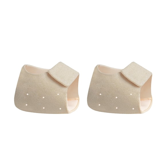 Copas protectoras de talón JWHOO en gel para fascitis plantar, color beige M, 2 unidades