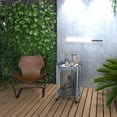 thumbnail image 4 of Round Coffee Table with Wheels 2-Tier Movable Side Tables Silver Metal Detachable Bedside Nightstand for Bedroom Living Room End Tables Next To Sofa (Silver Gray), 4 of 10