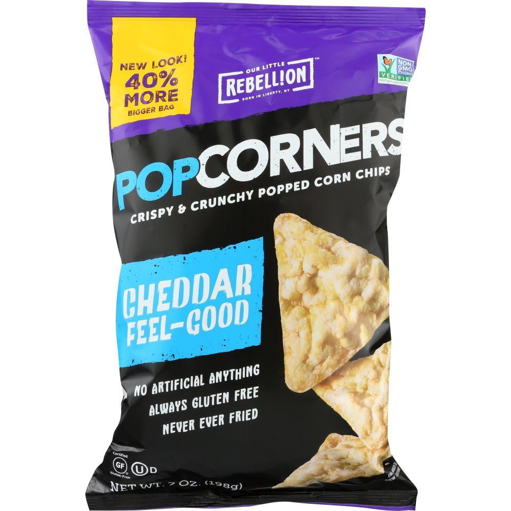 Our Little Rebellion Cheddar Feel-Good Popcorners, 7 Oz (Pack Of 12