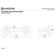 thumbnail image 2 of Kingston Brass BA4818PN Metropolitan Toilet Paper Holder, Polished Nickel, 2 of 5