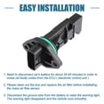 thumbnail image 4 of Unique Bargains Car Mass Air Flow Sensor Replacement Black for Subaru Forester 1999-2000, 4 of 7