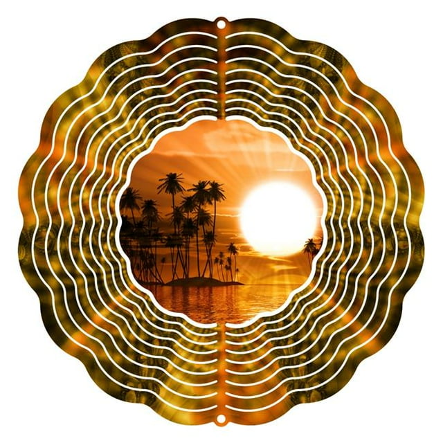 Next Innovations 101408001-TROPICAL 10 in. Tropical Wind Spinner Yard Art