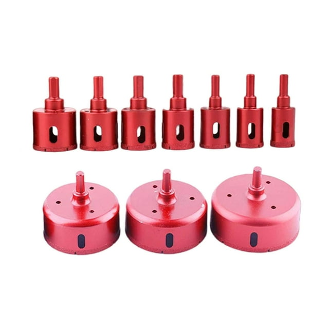 Juegos de s perforadoras para baldosas de 6-50 mm, surtido de brocas de diamante, herramientas para quitar extractor de núcleo hueco para Zulema brocas