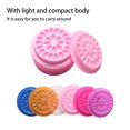 thumbnail image 4 of Gasket Adhesive Holder Disposable PVC Makeup Tray Convenient Multifunctional Compact for Women Beauty Accessory Purple, 4 of 9