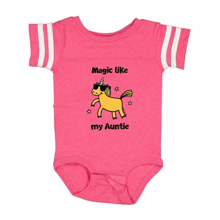 

Inktastic Unicorn Magic Like Auntie Gift Baby Boy or Baby Girl Bodysuit
