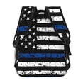 thumbnail image 4 of Fotbe Thin Blue Line Flag Mochila Casual con Estampado para Escuela, Viajes y Actividades al Aire Libre - Duradera, Ligera y Cómoda, 4 of 5
