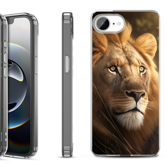 Shockproof Protective Phone Case for iPhone 16e, by OneToughShield - Lion