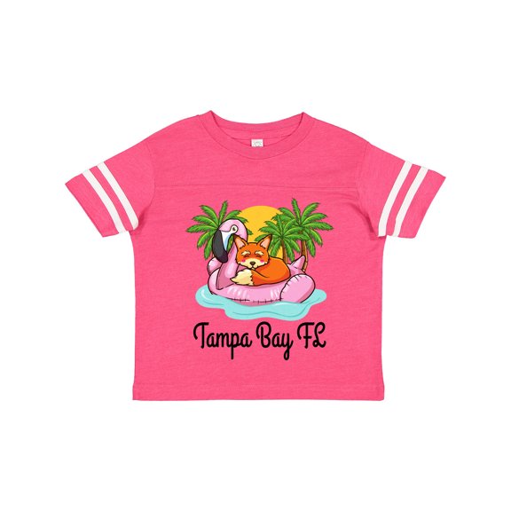 Inktastic Tampa Bay Florida Flamingo Girls Toddler T-Shirt