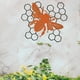 thumbnail image 1 of Adorno Decorativo Esculturas Bumble de Hierro Forjado para Jardín y Pared Naranja, 1 of 6