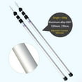 thumbnail image 4 of Tent Telescoping Pole, Telescopic Rod  Support Aluminum Alloy 2Pcs  for Picnic, 4 of 8