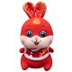thumbnail image 2 of Adorno de Escritorio Suave de Felpa de Conejo de Estilo Chino año Nuevo Animal Relleno Almohada para Tienda Decoración de Mesa de Oficina de 20 centímetros Macarena Juguetes de peluche, 2 of 8